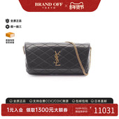 中古YSL圣罗兰女包S级99新Shoulder bag肩包牛皮斜挎包黑色正品