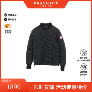 中古Canada Goose加拿大鹅男B级9新Jacket夹克外套尼龙外套黑色