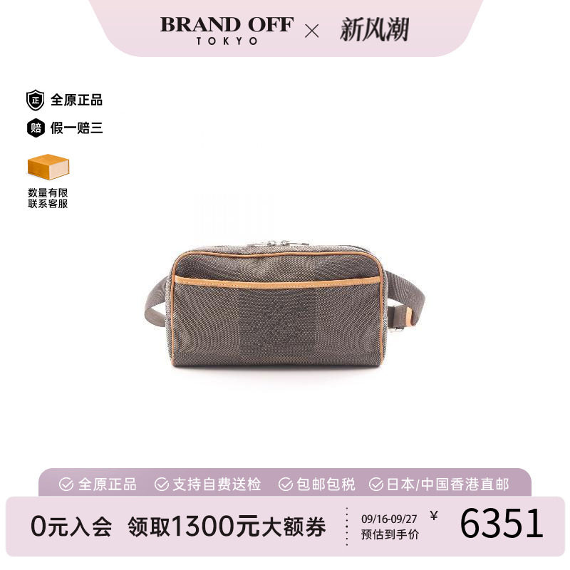中古LV路易威登斜挎包メンズ帆布