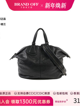 中古Givenchy纪梵希女包B级9新shoulder bag斜挎包牛皮斜挎包黑色