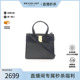 中古Ferragamo菲拉格慕女包B级9新Handbag手包牛皮斜挎包蓝色正品