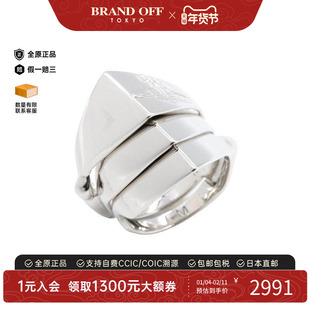 中古Vivienne Westwood薇薇安男S级99新ring戒指925银戒指银色