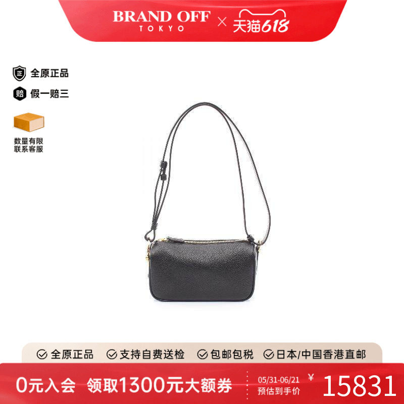 中古Gucci古驰女包S级99新shoulder bag斜挎包牛皮单肩包黑色
