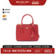 中古Prada普拉达女包A级95新handbag手提包牛皮斜挎包红色正品