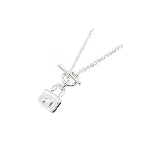 中古Hermes爱马仕女A级95新necklace项链925银项链银色