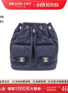 中古CHANEL香奈儿女包A级95新AS4342 Backpack小牛皮双肩包正品