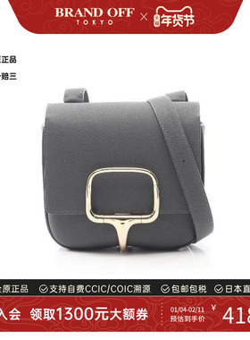 中古Hermes爱马仕女包A级95新ArdoiseArdoise牛皮斜挎包灰色正品