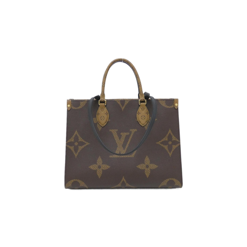 中古LV路易威登女包A级95新 On-the-Go老花单肩包经典BRANDOFF