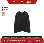 中古Valentino华伦天奴男B级9新sweat运动衫 棉上衣黑色