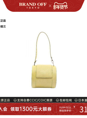 中古Bvlgari宝格丽女包A级95新Shoulder bag肩包牛皮手提包绿色