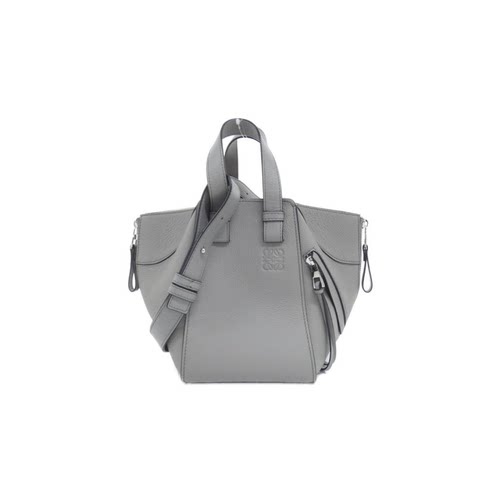中古LOEWE罗意威吊床包牛皮女包