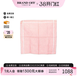 中古Hermes爱马仕女S级99新scarf围巾棉围巾/丝巾红色