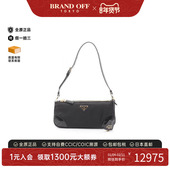 中古Prada普拉达女包S级99新Shoulder bag肩包尼龙单肩包黑色正品