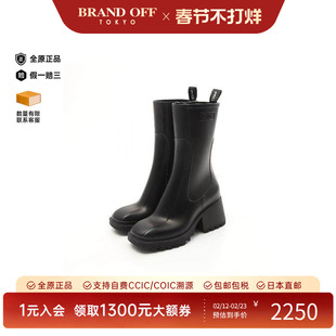 中古Chloe克洛伊女A级95新shoes鞋履牛皮鞋黑色
