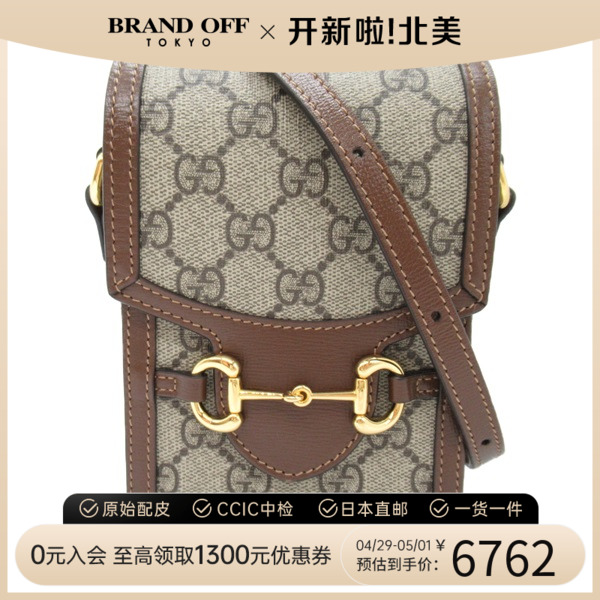 中古GUCCI古驰女包A级95新Accessory pouch斜挎包