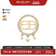 中古Dior迪奥女A级95新Dior迪奥镀金金属胸针金色