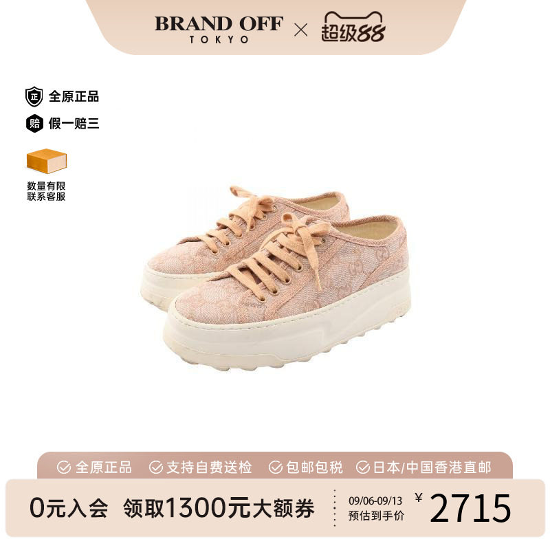 中古Gucci古驰鞋レディース帆布