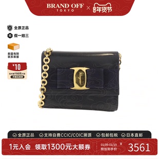 中古菲拉格慕女包B级9新Shoulder Bag斜挎包经典时尚正品BRANDOFF