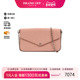 中古LV路易威登女包B级9新Pochette Felicie三合一牛皮斜挎包粉色