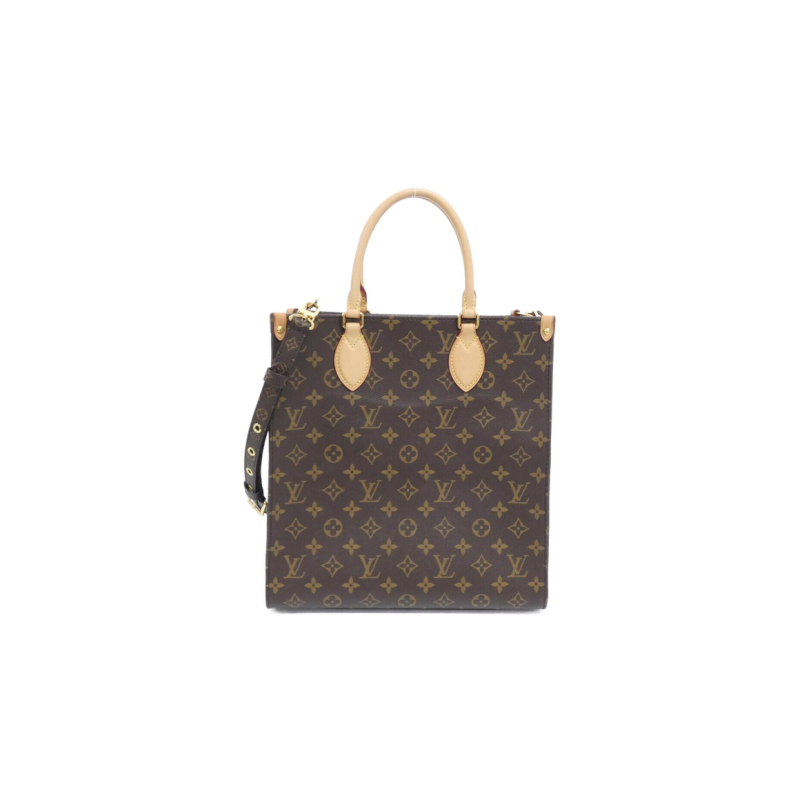 中古LV路易威登通用A级95新Sac Plat琴谱包老花单肩手提包时尚