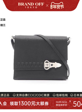 中古Hermes爱马仕女包A级95新Shoulder bag肩包牛皮单肩包黑色