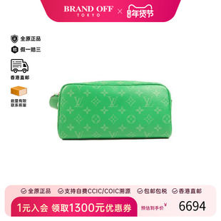 中古LV路易威登男包95新Clutch bag手拿包涂层/防水帆布手拿包 HK
