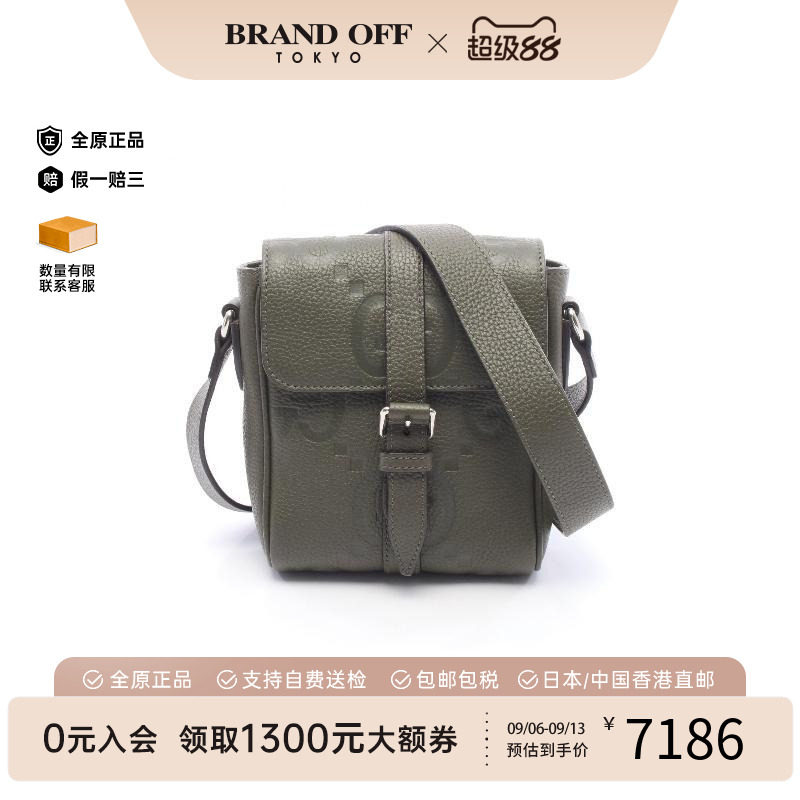 中古Gucci古驰斜挎包メンズ牛皮