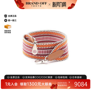 中古Hermes爱马仕女A级95新shoulder strap肩带帆布其他橘色