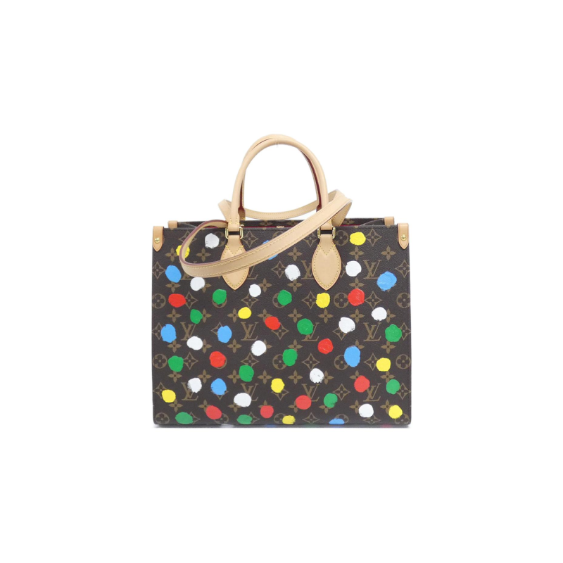 中古LV路易威登女包A级95新 On-the-Go老花单肩包经典BRANDOFF