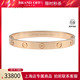 手镯750黄金16号 LOVE宽版 「95新」 Cartier卡地亚