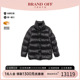 中古Moncler盟可睐女S级99新Down jacket羽绒夹克尼龙外套黑色