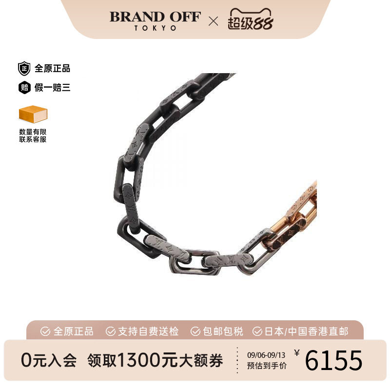 中古LV路易威登项链メンズ不锈钢