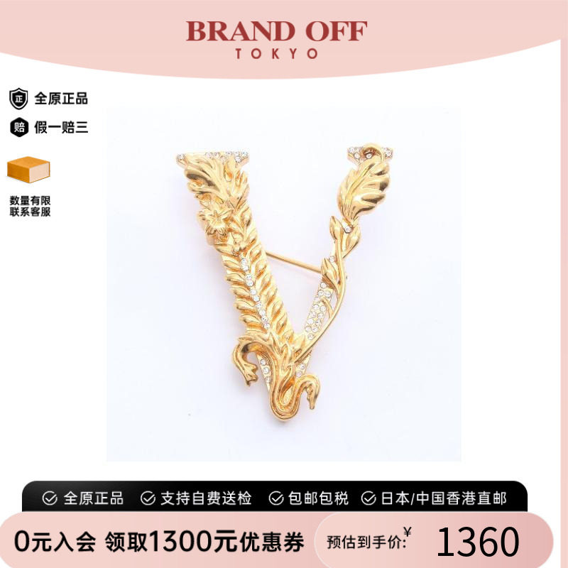 中古Versace范思哲胸针