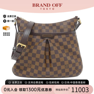 中古LV路易威登女包A级95新Damier Bloomsbury33棋盘格斜挎包高级