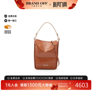 中古Balenciaga巴黎世家女包B级9新shoulder bag斜挎包牛皮斜挎包