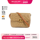 中古Celine赛琳女包BC级Shoulder bag肩包牛皮斜挎包棕色HK高级