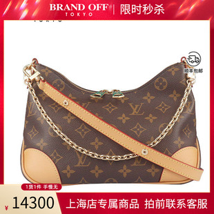 中古「9新」LV(路易威登)BOULOGNE MONOGRAM老花牛角包斜挎包