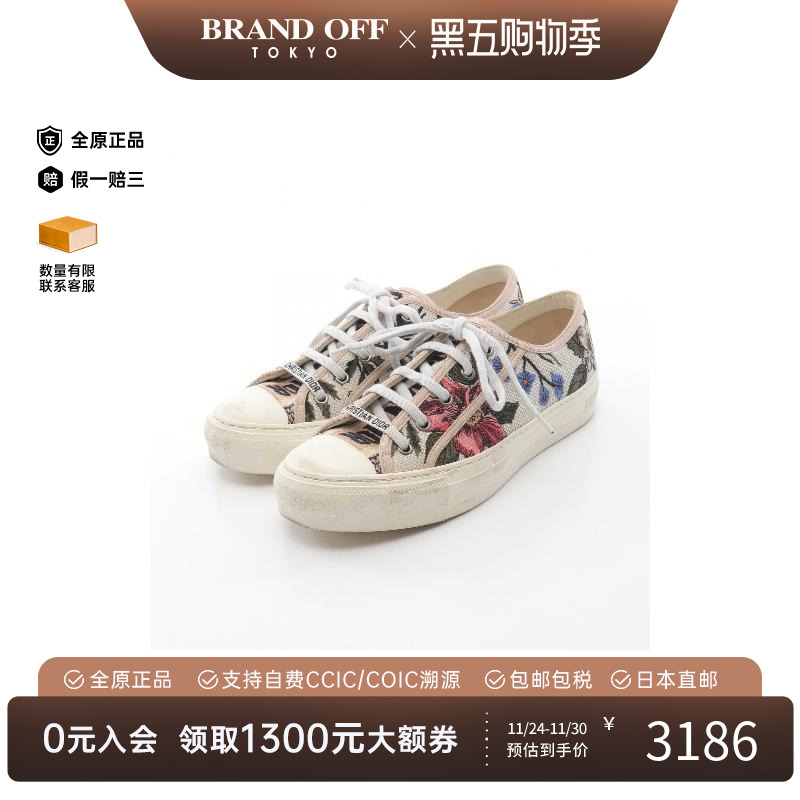 中古Dior迪奥鞋レディース帆布