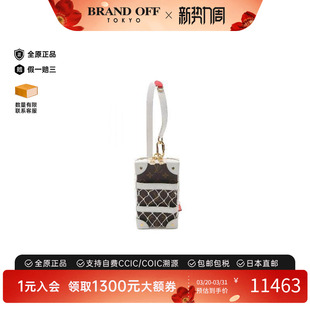 中古LV路易威登男包A级95新waist 防水帆布腰包棕色 bag腰包涂层