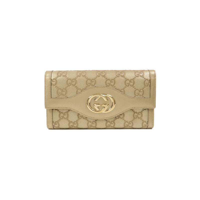 中古Gucci古驰长钱包レディース