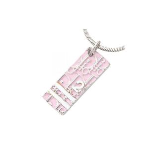 中古Dior迪奥女B级9新necklace项链不锈钢项链银色