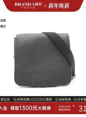 中古LV路易威登男包B级9新Andrey牛皮斜挎包黑色经典正品BRANDOFF