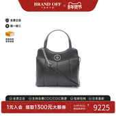 中古Gucci古驰女包A级95新Handbag手包牛皮斜挎包黑色正品 时尚