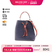 中古LV路易威登女包BC级Shoulder bag肩包牛皮斜挎包蓝色HK正品