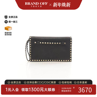 中古Valentino华伦天奴女包A级95新Clutch bag手拿包牛皮手拿包