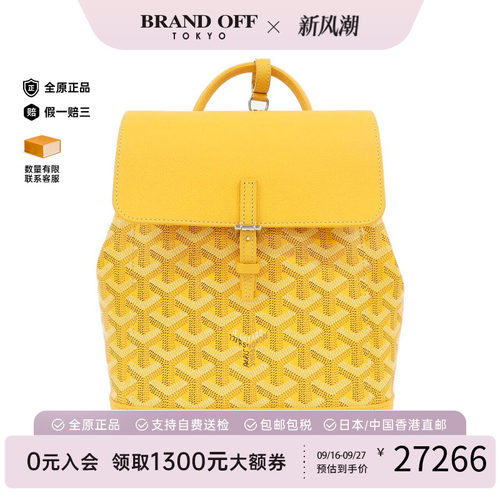 中古奢侈品Goyard高雅德双肩包A级95新Alpin Mini Backpack双肩包