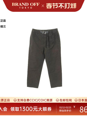 中古LV路易威登男A级95新Pants裤子棉裤子浅褐色