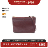 中古Celine赛琳女包A级95新Shoulder bag肩包牛皮斜挎包红色正品