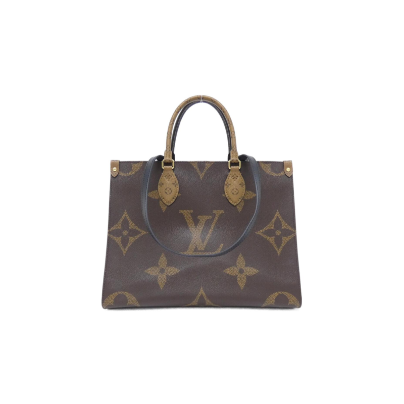 中古LV路易威登女包A级95新 On-the-Go老花单肩包经典BRANDOFF