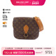 防水帆布斜挎包 中古LV路易威登女包9新Shoulder bag肩包涂层
